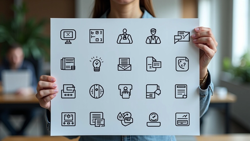 Système d'icônes pour plateforme e-commerce