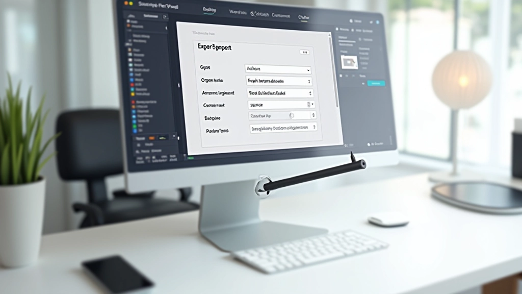 Panneau de configuration d'export SVG dans logiciel de design vectoriel professionnel